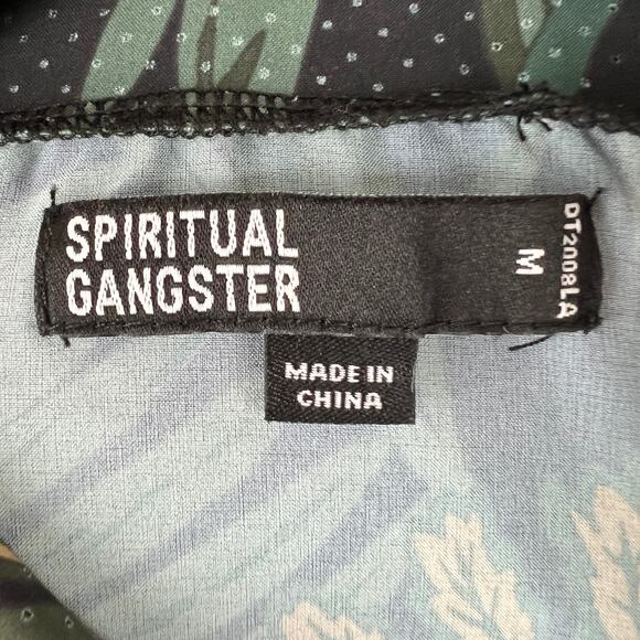 Spiritual Gangster Men's Ignite Anorak Jacket Hoodie Pullover Tropical Floral M - Picture 8 of 9